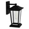 Cwi Lighting Leawood 1 Light Black Outdoor Wall Light 0413W8-1-101 - alternate 6